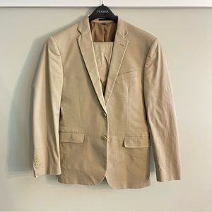 Slim Fit Cotton Suit